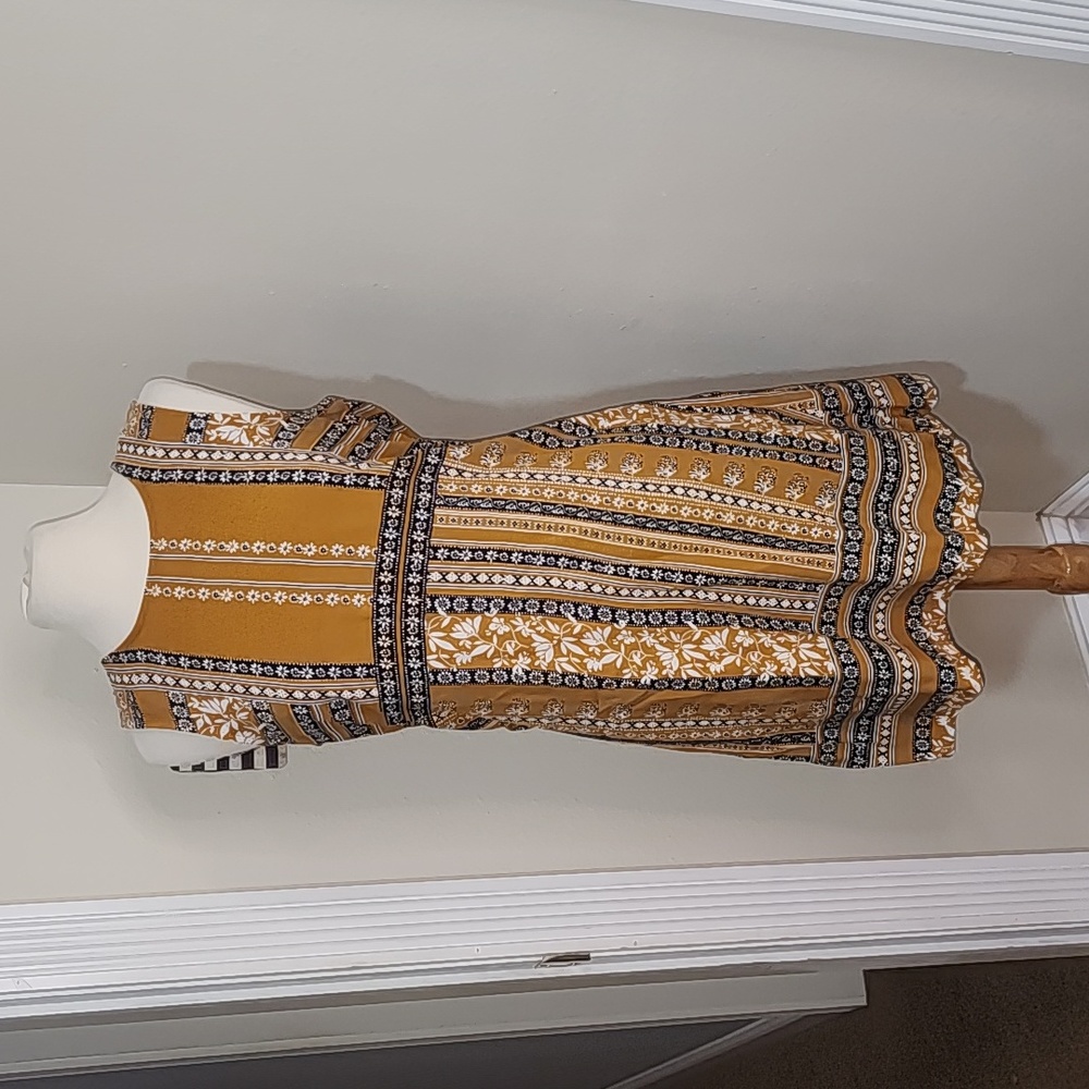 Maurices sheath dress floral stripes